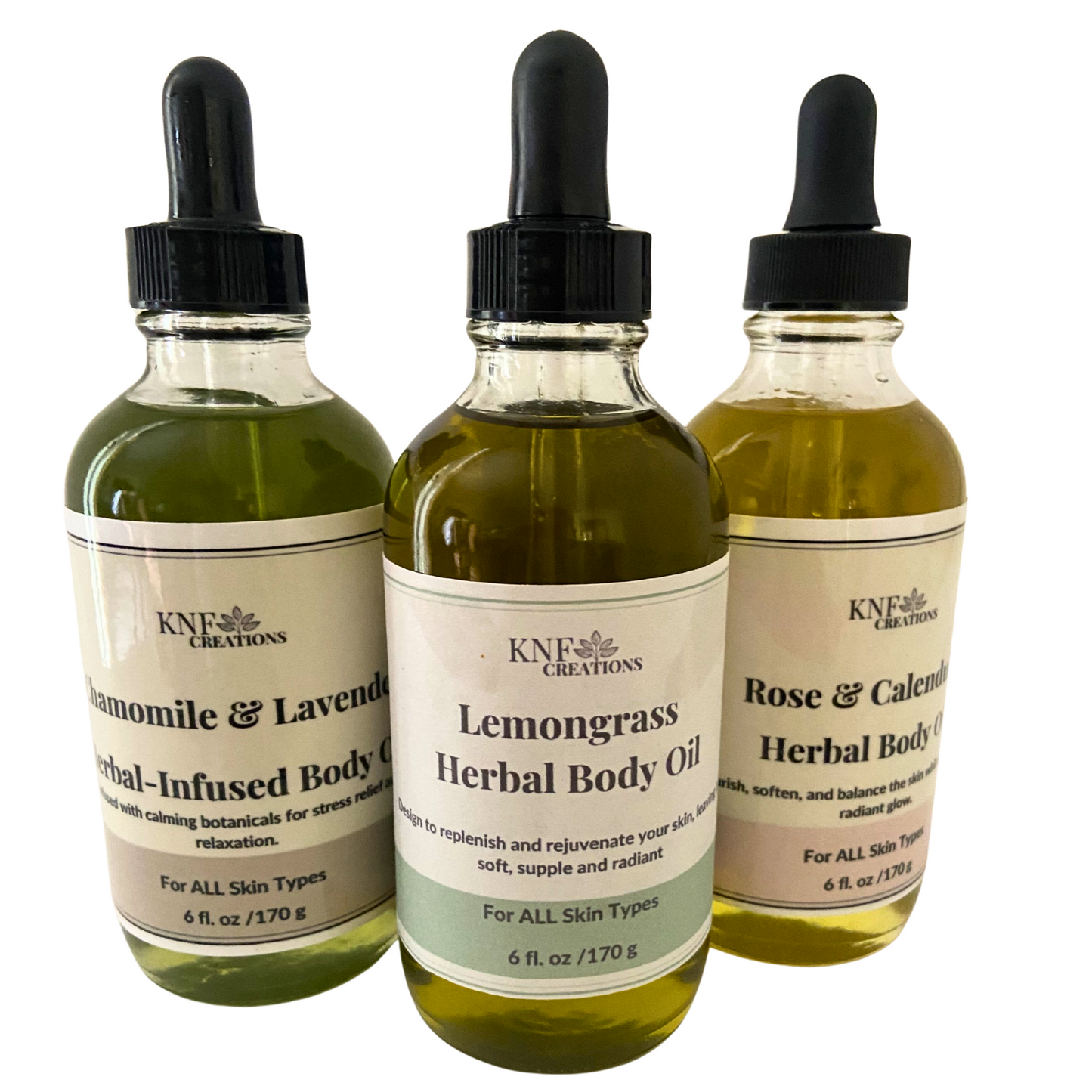 Chamomile & Lavender Herbal-Infused Body Oil