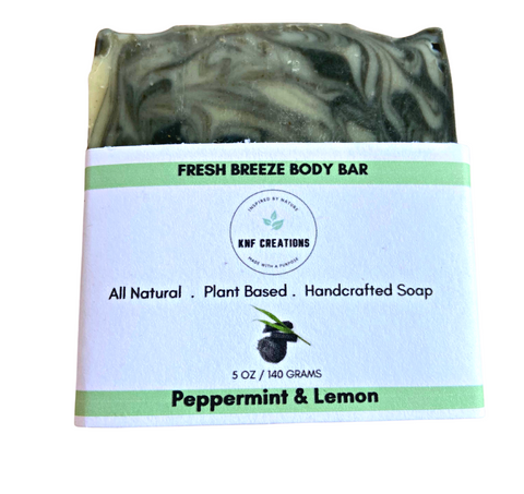 Fresh Breeze Body Bar with Peppermint & Lemon Essential Oils