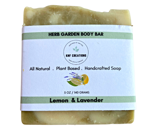 Herb Garden Body Bar with Lemon & Lavender Essential Oils