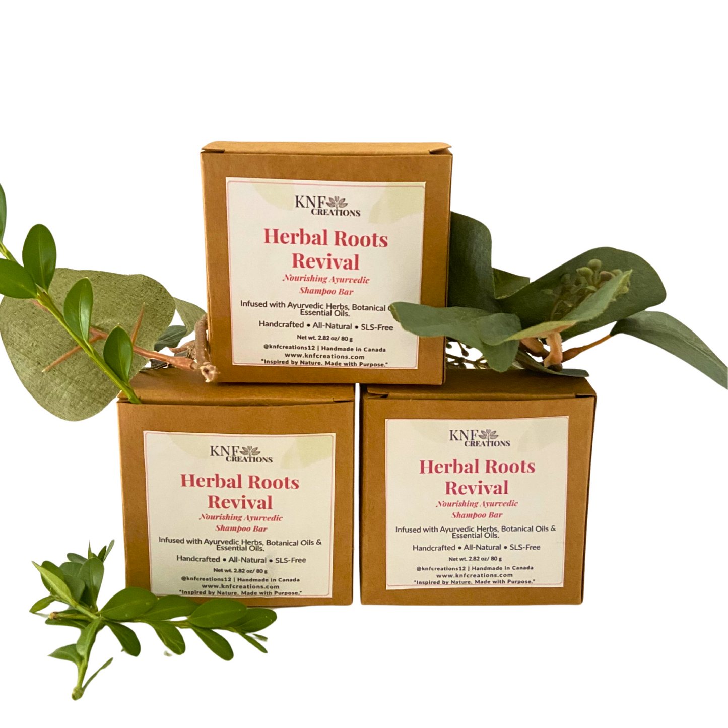 Herbal Roots Revival Nourishing Ayurvedic Shampoo Bar