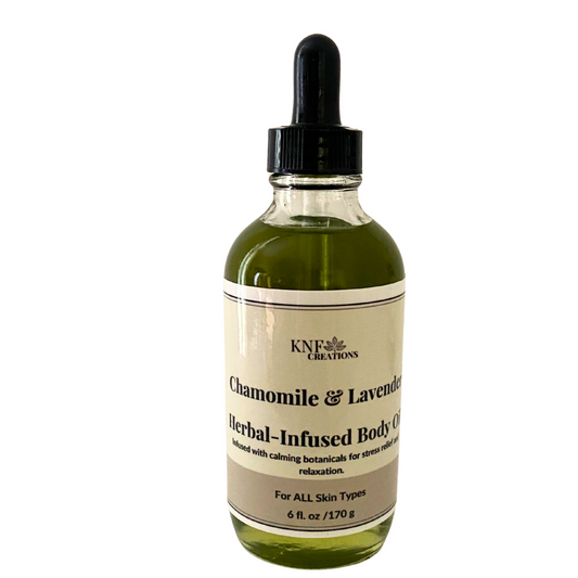 Chamomile & Lavender Herbal-Infused Body Oil