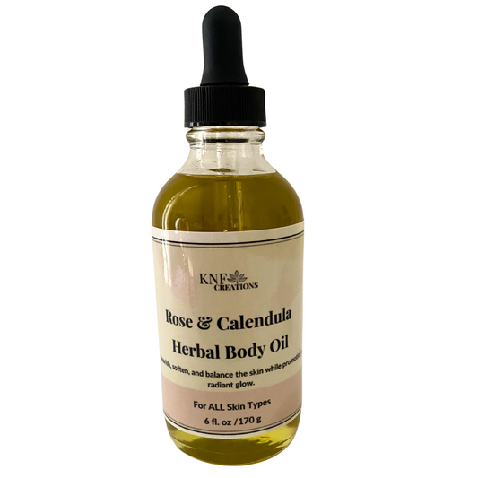 Rose  & Calendula Herbal-Infused Body Oil