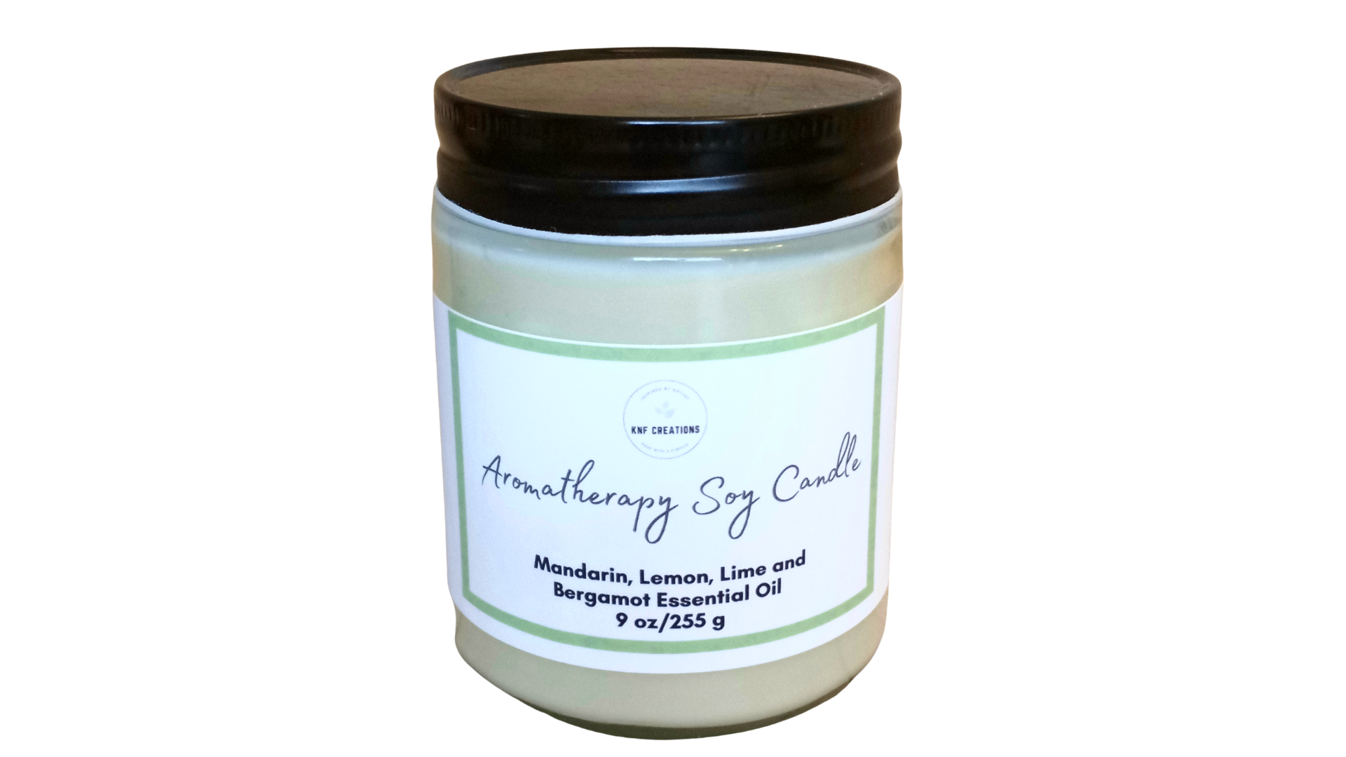 Aromatherapy 9 oz Candles With Mandarin & Lemon