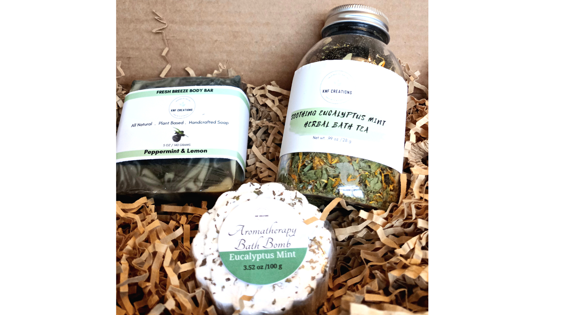 Aromatherapy Eucalyptus Mint Bath Set