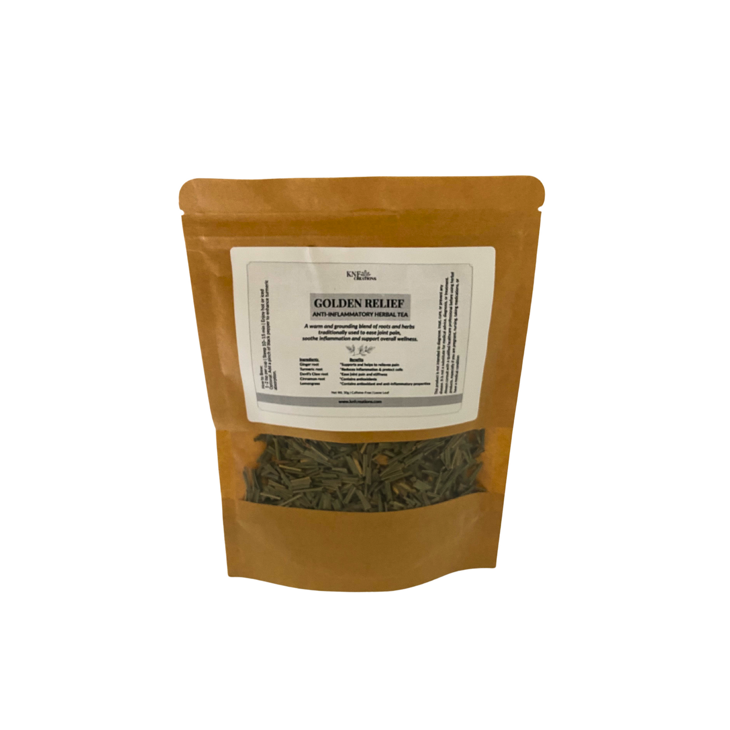 Golden Relief Anti-Inflammatory Herbal Tea – Soothe & Support Your Body Naturally