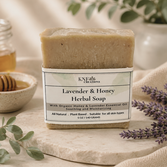 Lavender & Honey Herbal Soap