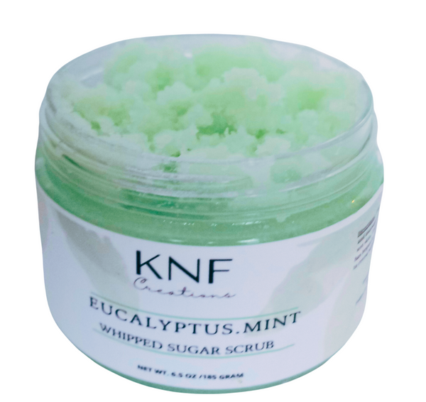 Emulsified Eucalyptus Mint Sugar Scrub