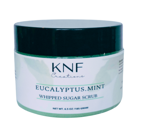 Emulsified Eucalyptus Mint Sugar Scrub